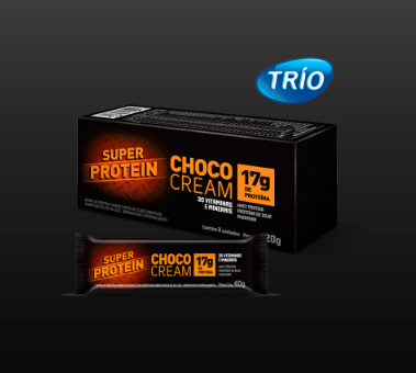 Barra de Proteína Trio Super Protein Choco Cream